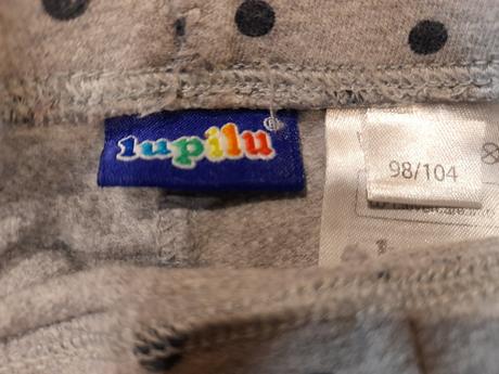 Mierne zateplené bodkované legíny, lupilu,98