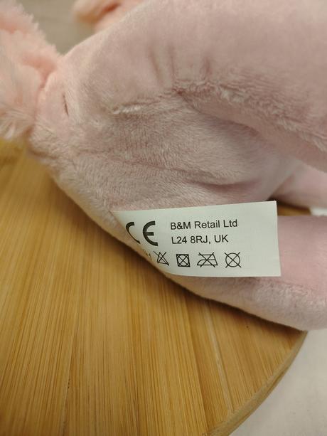 Plyšový ružový pes pudlík, b&m retail, 26 cm, 