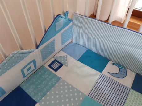 Mantinely a prehoz do detskej postielky (handmade), šírka (cm): 60,dĺžka (cm): 120