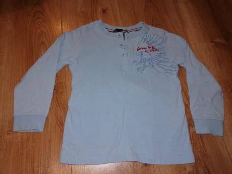 Bledomodré triko, h&m,98