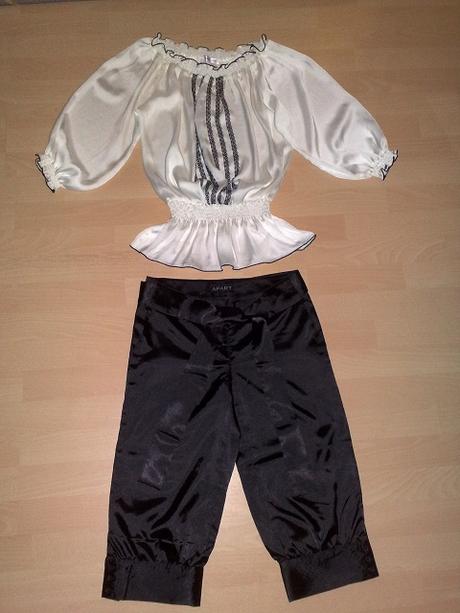 Luxusné saténové nohavice apart, 34