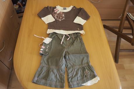 Tričko slhým rukávom a nohavice coccodrillo, coccodrillo,74