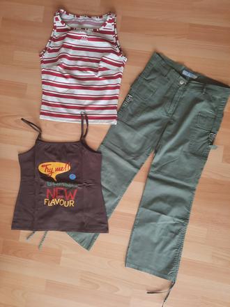 Balík dievčenského letného oblečenia, xs