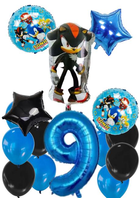 Balóny ježko sonic/knuckles/shadow- až 15/16/17/18, 