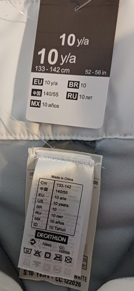 Detské lyžiarske nohavice, wedze,140