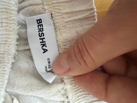 Lanove nohavice bershka s trickom, bershka,xs