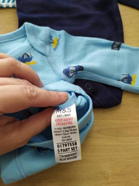 Body m&s 50 newborn, marks & spencer,50