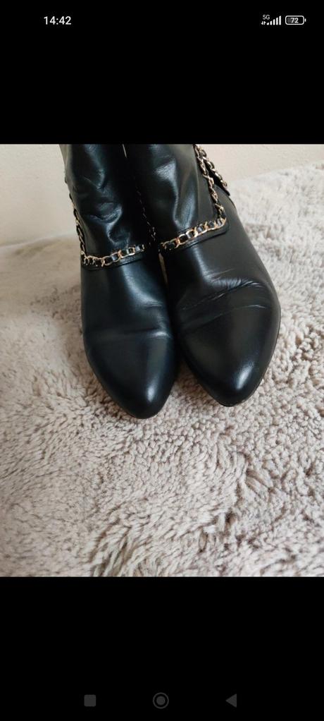 Dámske kožené topánky, 39