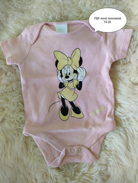 Body minnie s krátkym rukávom 74, f&f,74