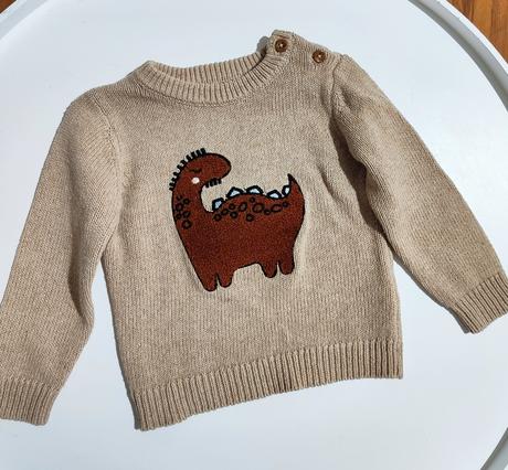 Svetrík s dinom, fox & bunny,80