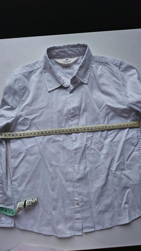 H&m biela košeľa, h&m,122