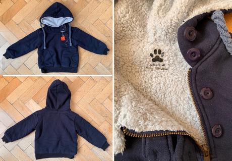 Tmavomodrá chalanská mikina chita eu110/122, 110