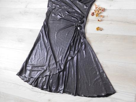 Šaty krástke pružné do leskla 40v, m, m