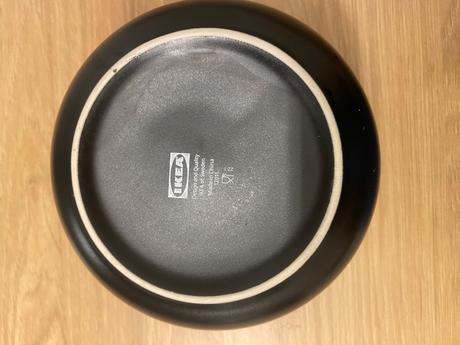 Ikea čierne matné misky, 