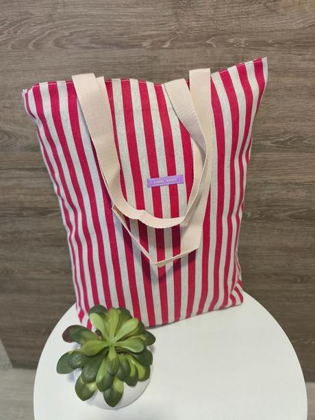 Taška červený pásik, 