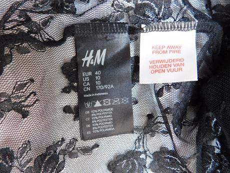 Pekna sexi košielka, h&m,40