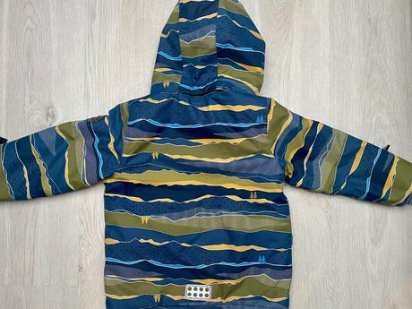 Zimná bunda lego + otepľovačky zdarma, lego,110