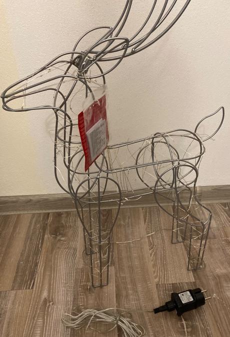 Led svietiaci vianočný sob, 