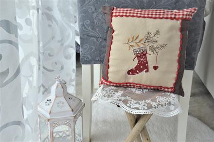 Vianočný vankúš-28x28cm,