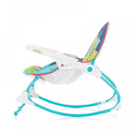 Vibrujúca hojdačka lehátko- blue,