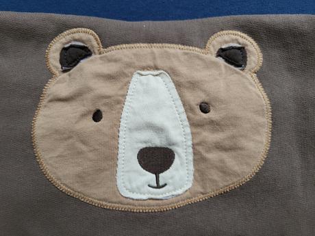 Newbie mikina medved 110/116 - 24.99e 1x oblečené, newbie,110