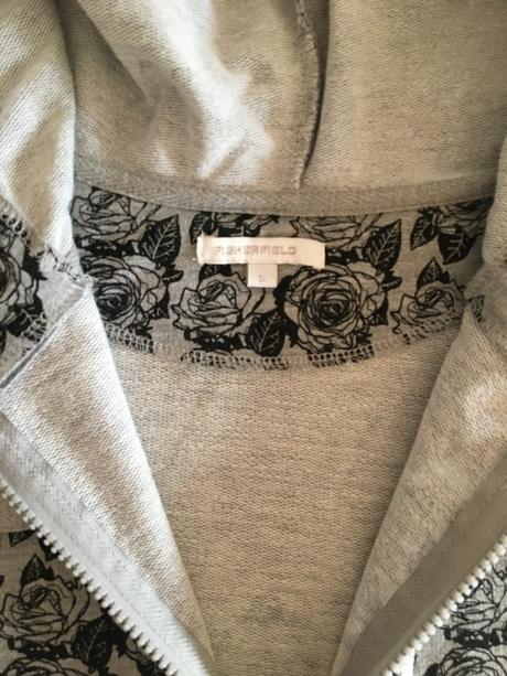 Dámska mikina s kvetinovou potlačou, s