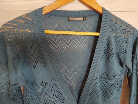 Tenký tyrkysový svetrík lifeline, 38