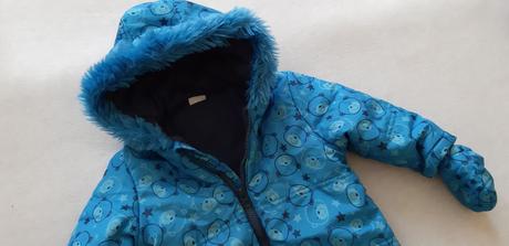 Zimná kombinéza s kožušinou, f&f,74