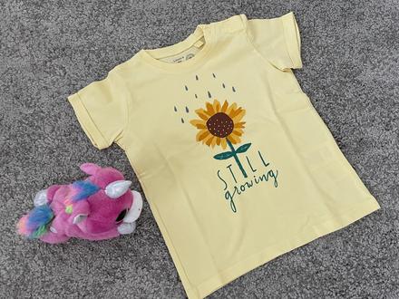 Lindex tričko krátky rukáv 86 slnečnica, lindex,86