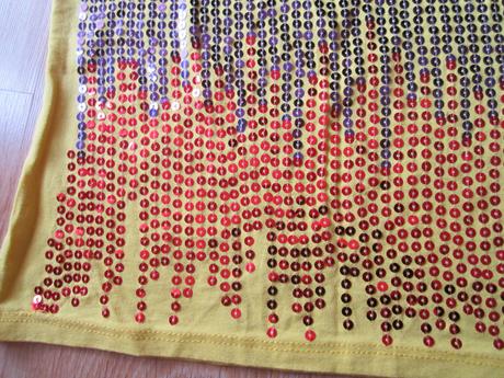 Flitrové tričko--s, s