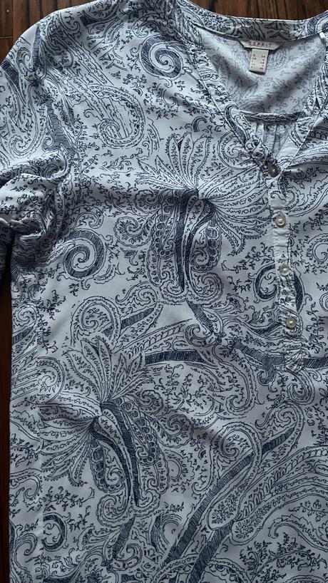 Modrobiela blúzka esprit, esprit,s