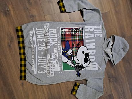 Dievcenske mikinove saty benetton, benetton,158