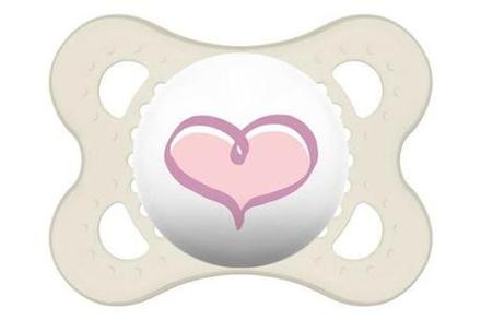 Mam silikónový cumlík love ortodontický 1ks, 2-6m, lovi