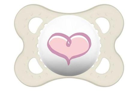 Mam silikónový cumlík love ortodontický 1ks, 2-6m, lovi