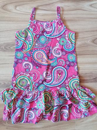 Tričkovinové šaty, lupilu,110 / 116