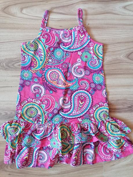 Tričkovinové šaty, lupilu,110 / 116