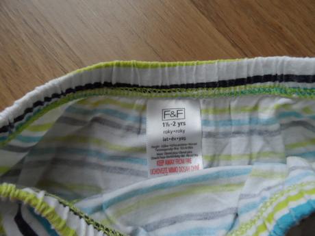 Slipy nenosené 2 ks, f&f,92