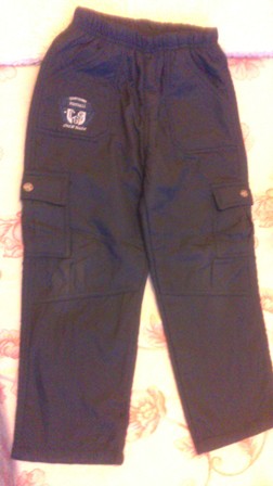 Oteplené nohavice, 128