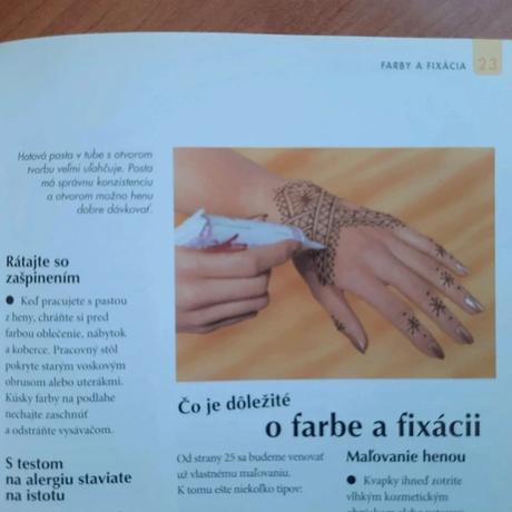 Zmyselné tetovanie henou,