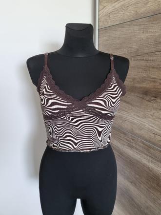Tielkový top, h&m,s