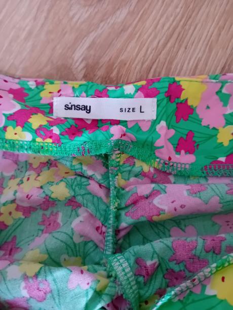 Kvetinková sukňa, sinsay,m