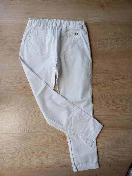 Biele nohavice, zara,140
