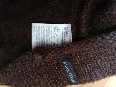 Mohérový značkový sveter č. m, marc o´polo,m