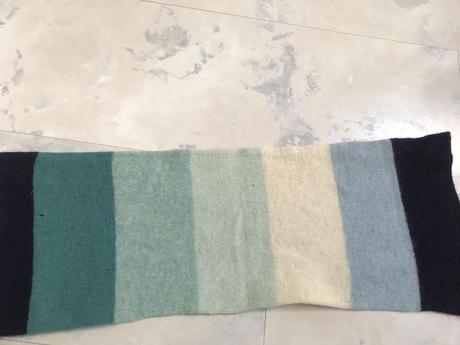 Teplý angorový šál, l