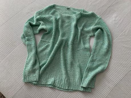 Flitrovaný pulover, s