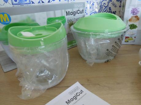 Livington magicut +2x zberná nádoba sklo-nový, 