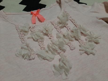 Rozkošné tričko next s množstvom volánikov topstav, next,122