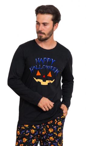 Pánske bavlnené pyžamo halloween značka vienetta, l / m / s / xl / xxl