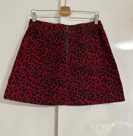 Damska sukňa so zvieracim vzorom l, denim co,l