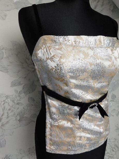 Velmi pekny korzetovy top na slavnost, h&m,m